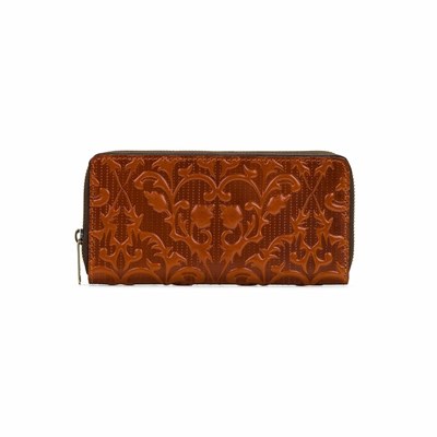 Brown Women's Patricia Nash Lauria Wallets | 83492OTPJ