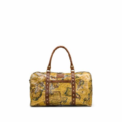 Brown Women's Patricia Nash Milano Weekender Duffel Bag Travel Bags | 06379TYUG