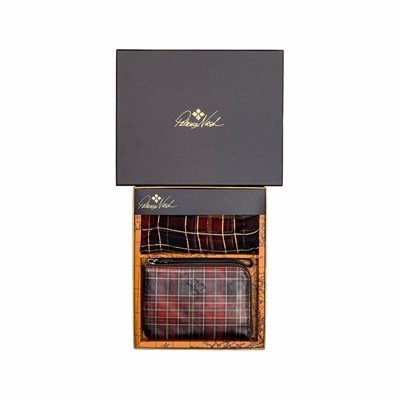 Brown Women's Patricia Nash Reala and Scarf Gift Set Wallets | 31852RNDL