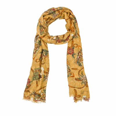 Brown Women's Patricia Nash Scarf Scarves | 60549UYJN