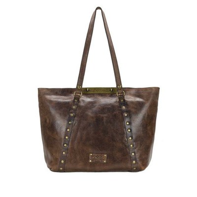 Chocolate Women's Patricia Nash Benvenuto Tote Bags | 93761BNUY