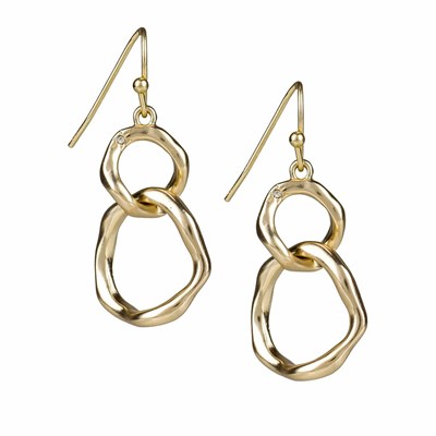 Gold Women's Patricia Nash Chain Drop Earrings | 20864ABWY