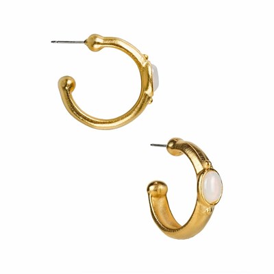 Gold Women's Patricia Nash Hoop Earrings | 90865YXUH