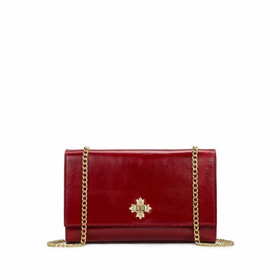 Red Women's Patricia Nash Giada Crossbody Bags | 40985ZONH